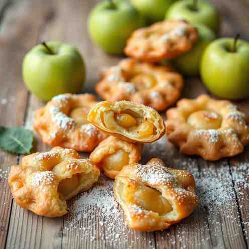 Jabłka w Cieście - Easy Polish Apple Fritters Recipe
